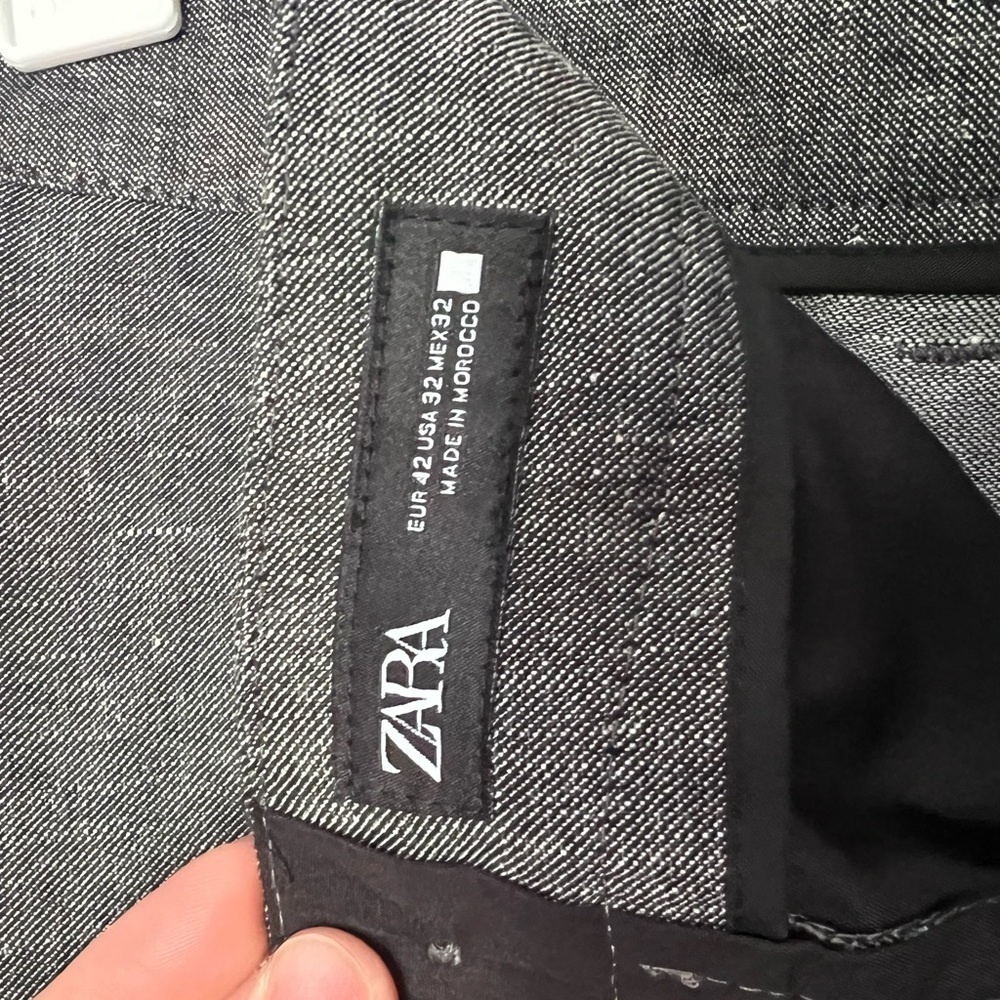 NWOT Zara Men's Gray Cargo Shorts 32 - Picture 4 of 6